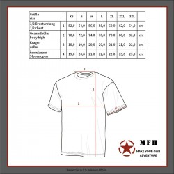 US T-Shirt, halbarm, 170 g/m²